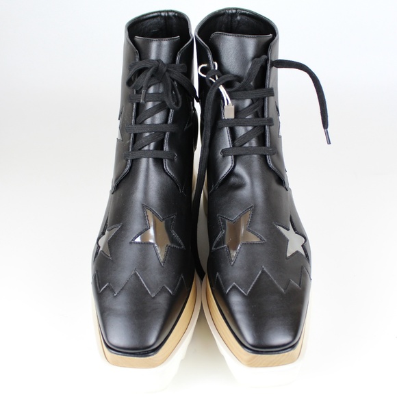 NEW Stella Mccartney Elyse Stars Platform Oxfords | Bold & Trendy for Any Look - Picture 3 of 11